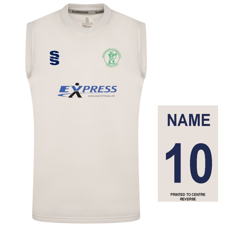 Edwinstowe CC Blast Sleeveless Cricket Sweater