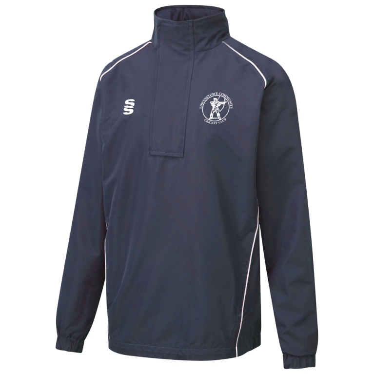 Women's Dual Curve 1/4 Zip Rain jacket : Navy