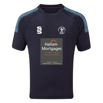 Edwinstowe CC - Dual Games Training Shirt (Hallam Sponsor) - Men's Fit