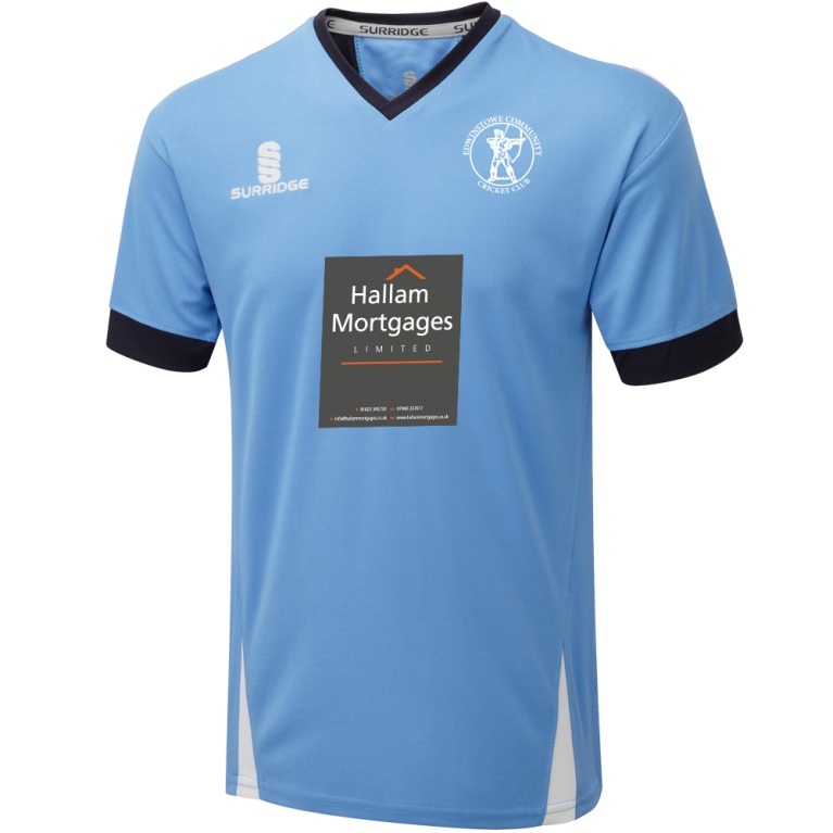 Edwinstowe CC - Blade Training T-shirt (Hallam Sponsor) - Men's Fit