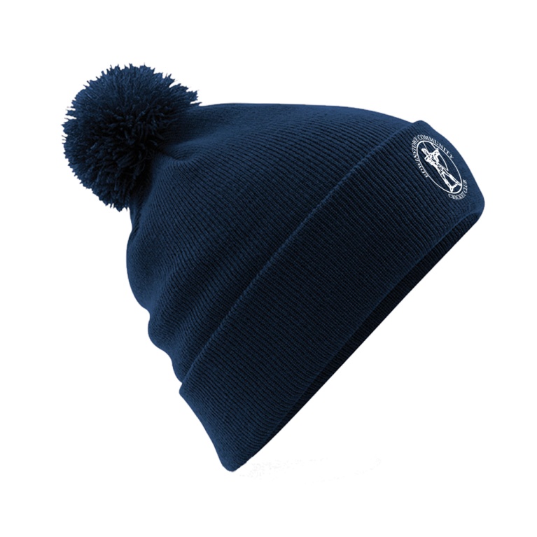 Edwinstowe CC - Original Pom Pom Beanie - Navy