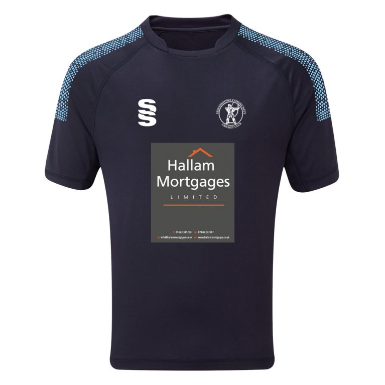Edwinstowe CC - Dual Games Training Shirt (Hallam Sponsor) - Men's Fit