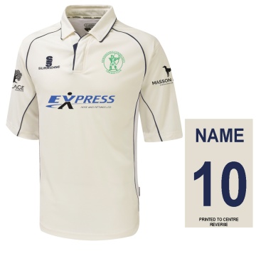 Edwinstowe CC - Premier 3/4 Sleeve Playing Shirt